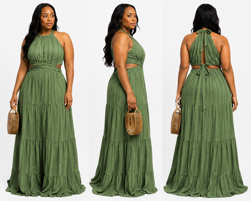 Bossy Mossy Maxi Dress