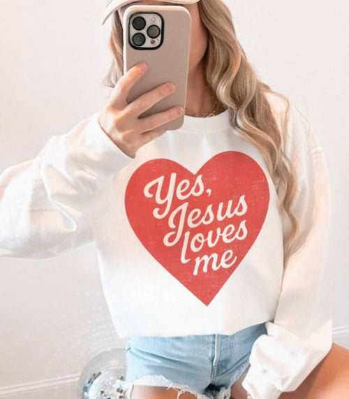 Jesus Loves Me Sweatshirt