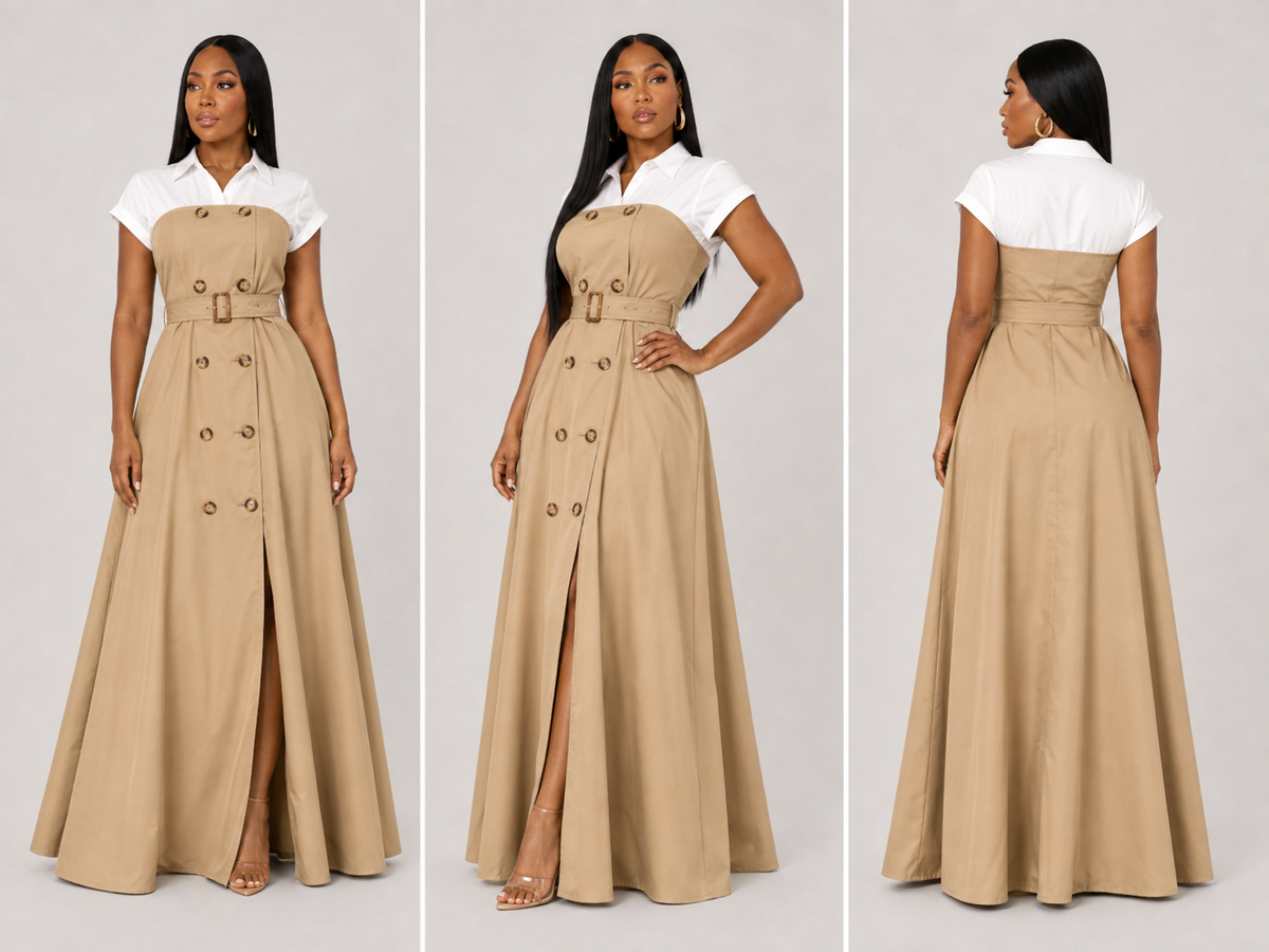 Girlfriends Closet fall styling — dress