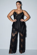 Midnight Lace two-piece set front view