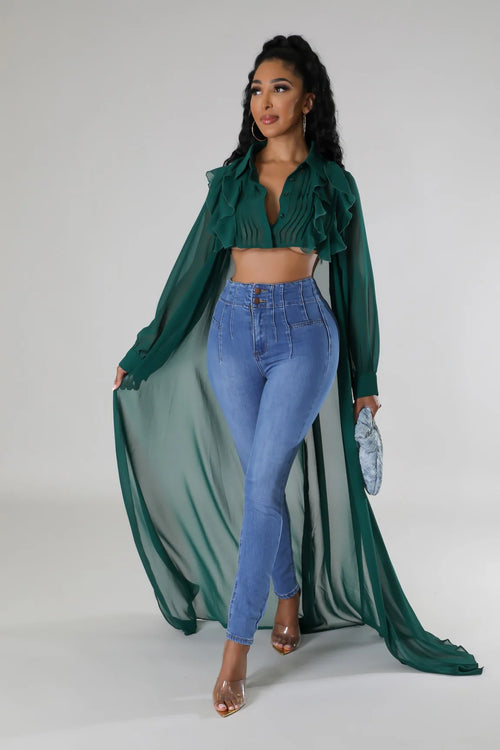 Emerald Flow Top