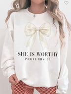 She is Worthy Sweatshirt