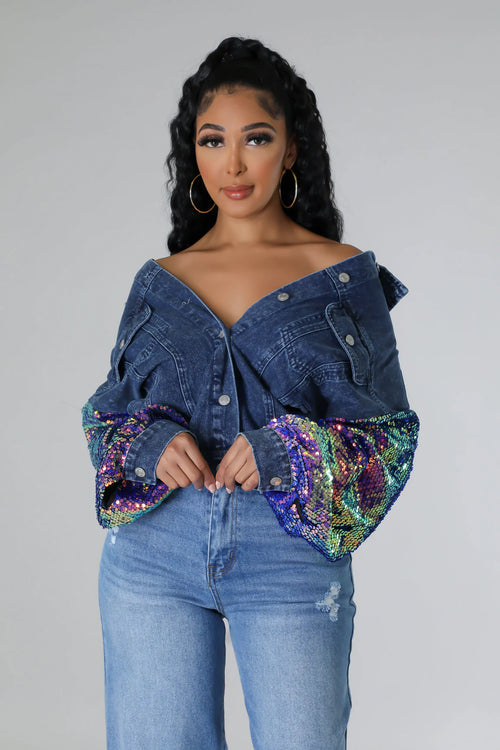 Mermaid Denim Jacket