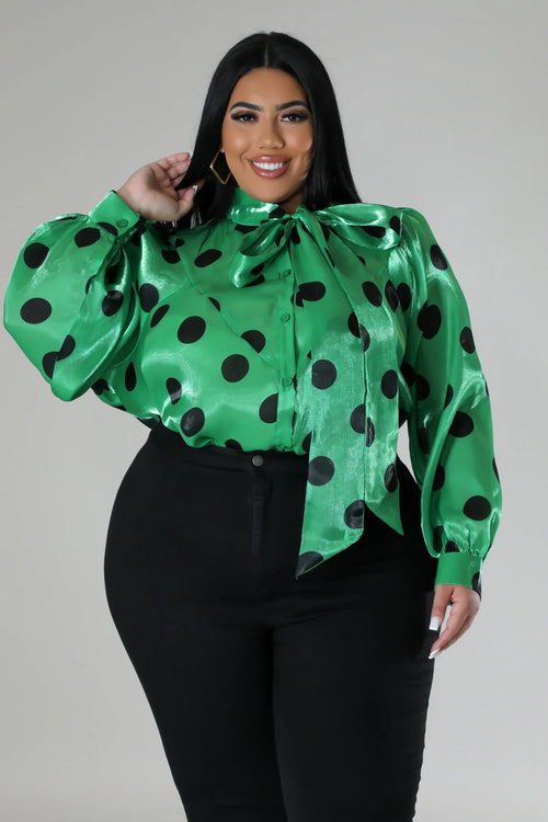 Mean Green Girl Top Curvy