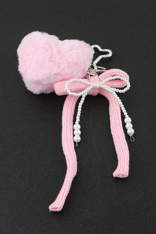 Plush Pinky Purse Charm