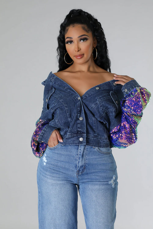 Mermaid Denim Jacket