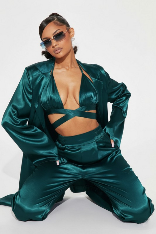 Pink & Teal Silk 3pc