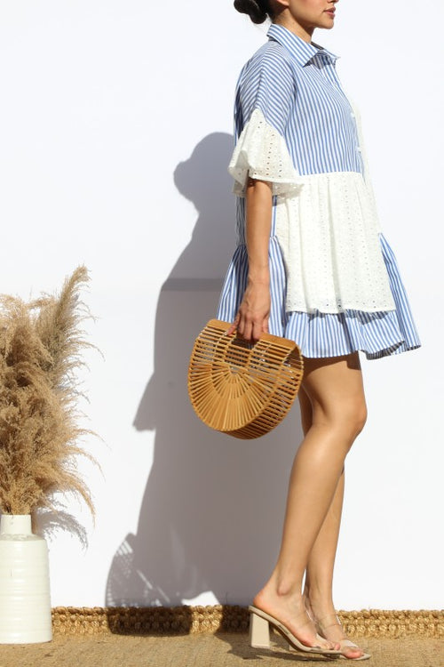 Striped me down Dress