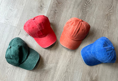Distressed Ball Caps