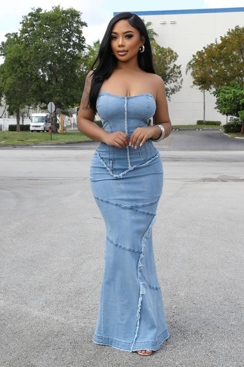 Denim Damsel Dress