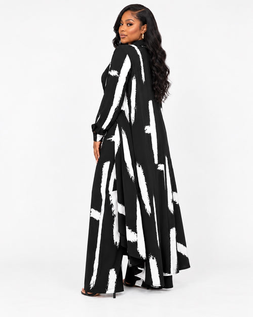 Brushstroke Statement three-piece set back view
