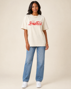 Black woman modeling Enjoy Jesus Christ Tee front view