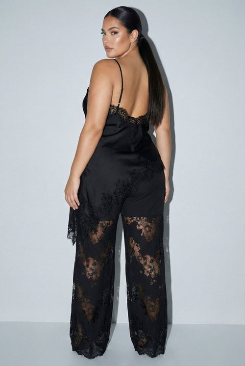 Midnight Lace two-piece set back view