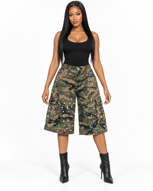 Pearl Patrol Cargo Shorts front view