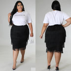 Black Flapper Skirt